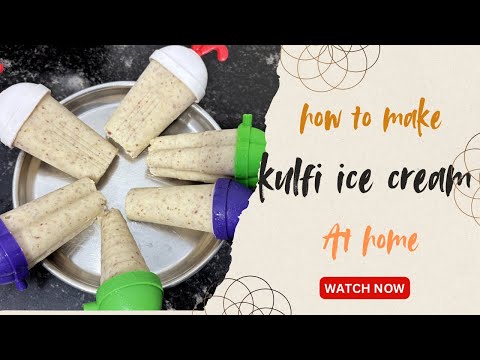 Kulfi ice cream recipe | at home easy & fast