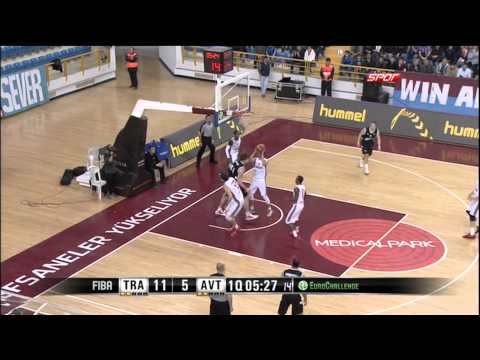 Trabzonspor MP 94-88 Avtodor Saratov - FIBA EuroChallenge Quarter-Final Play-offs- 1st
