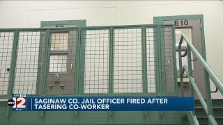 Saginaw County jail officer fired after tasering co-worker