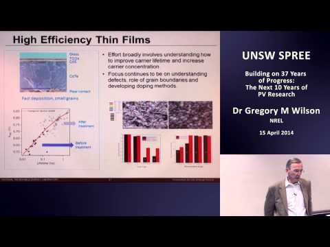 UNSW SPREE 201404-15 Gregory Wilson - Building on 37 year of Progress
