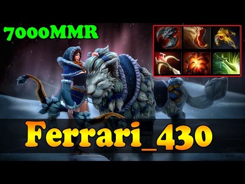 Dota 2 - Ferrari_430 7000 MMR Plays Mirana Vol 1 - Pub Match Gameplay!