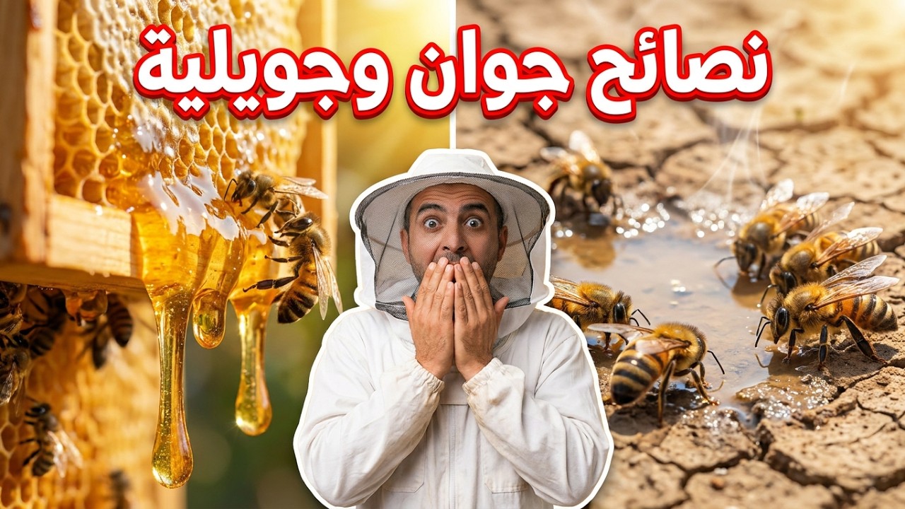 نصائح وارشادات تربية النحل الشهر ستة و سبعة من سنة 2026 تابع لتستفيد