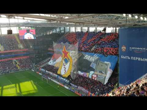 CSKA Moscow - Spartak Moscow Pre-Match Tifo 30.04.2017