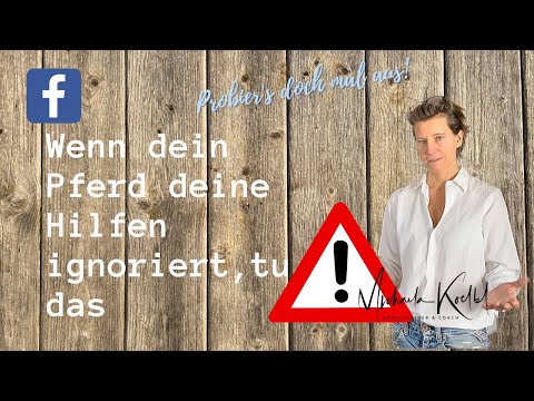 If your horse ignores your aids, do this!