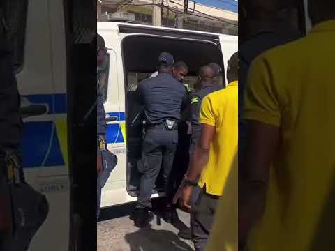 😳 SHOCKED! JAMAICAN POLICE  behave like real BAD Man 🫣🇯🇲#shorts #jamaica #police #crime #life
