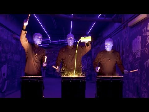 Blue Man Group EPIC Paint Drumming Music Video ???? ????