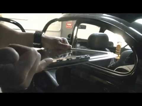 Pop out window installation, 74 Volkswagen Beetle
