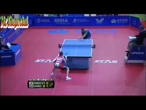 Table Tennis - Andreas Levenko Vs Darko Jorgic - (World Cadet Challenge 2013)