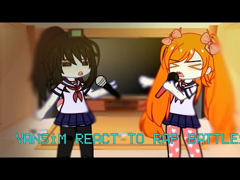 Yandere Simulator react to rap battles