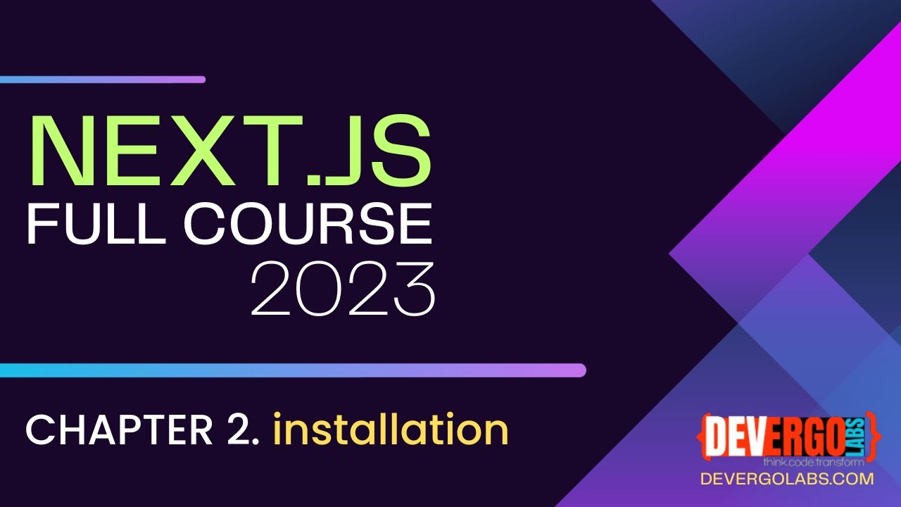 How to Install Next.js 13 14 - CH. 2 - Tutorial from basic to advanced | App Router