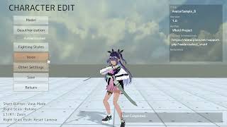 【Virgin Blade】キャラクターエディット紹介動画