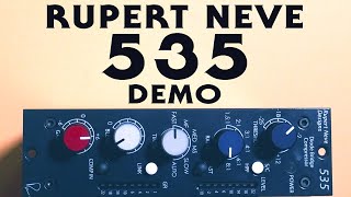 Video thumbnail for Rupert Neve 535 Compressor DEMO by Max Bauhof