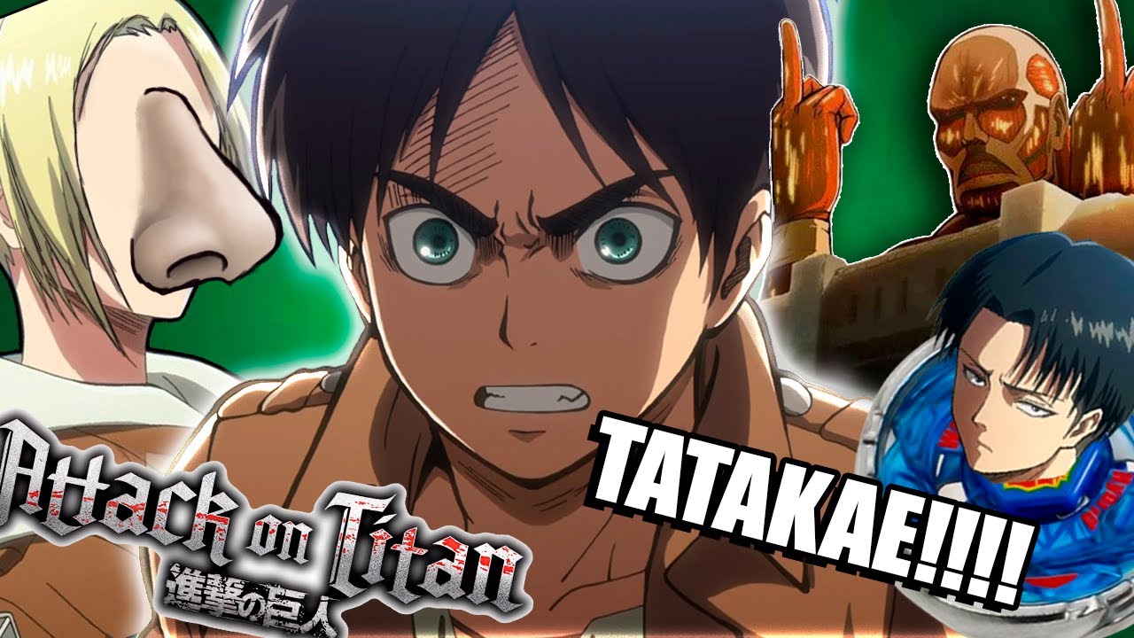 SHINGEKI NO KYOJIN E OS CAI NA BOCA DE TITÃ