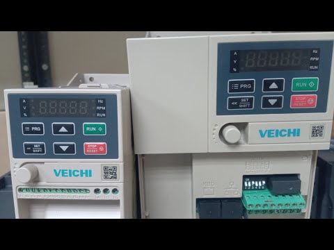 VEICHI VFD TWO WIRE CONNECTION AND PARAMETER SETTING.