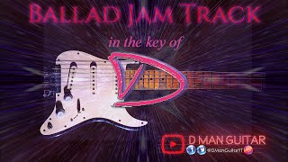 Ballad Backing Track | Jam in D