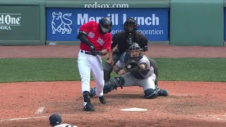 NYY@BOS: Green fans Bradley Jr. to end threat in 8th
