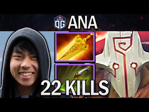 OG.ANA SMURF JUGGERNAUT WITH RADIANCE & 22 KILLS - DOTA 2 7.31 GAMEPLAY