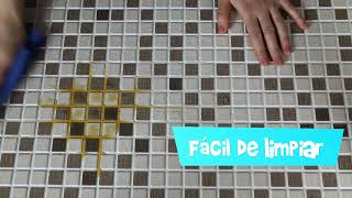 3D obkladový omyvatelný panel PVC Mozaika Mardin (480 x 955 mm)