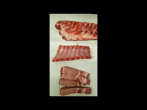 3 cuts of #porkribs perfect for the #barbecue. #smoker...