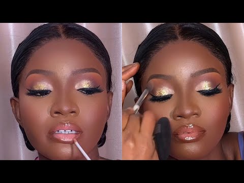 Beautiful Bridal Makeup on a Dark Skin| Beginner friendly