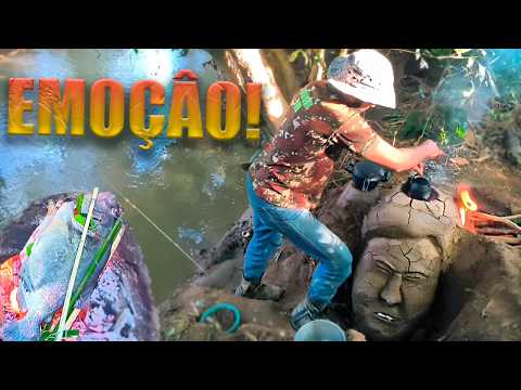 Rio Crixás GO, acampamento e pescaria rústica.