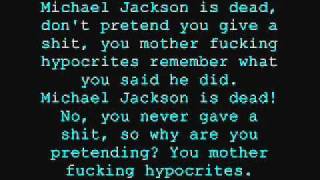 Jon Lajoie-Michael Jackson is dead  [with lyrics]