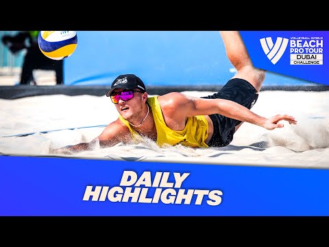 Day 1 Men's Daily Highlights Dubai 2022 #BeachProTour