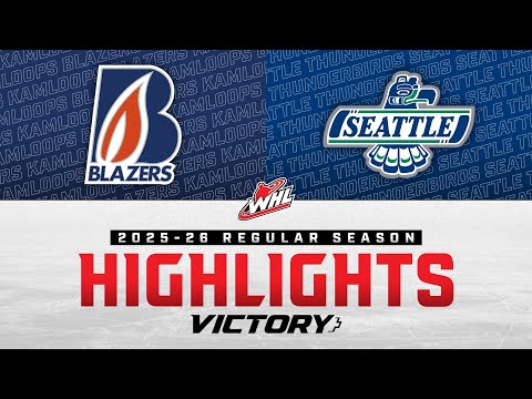 Kamloops Blazers at Seattle Thunderbirds 12/19 | WHL Highlights 2025-26