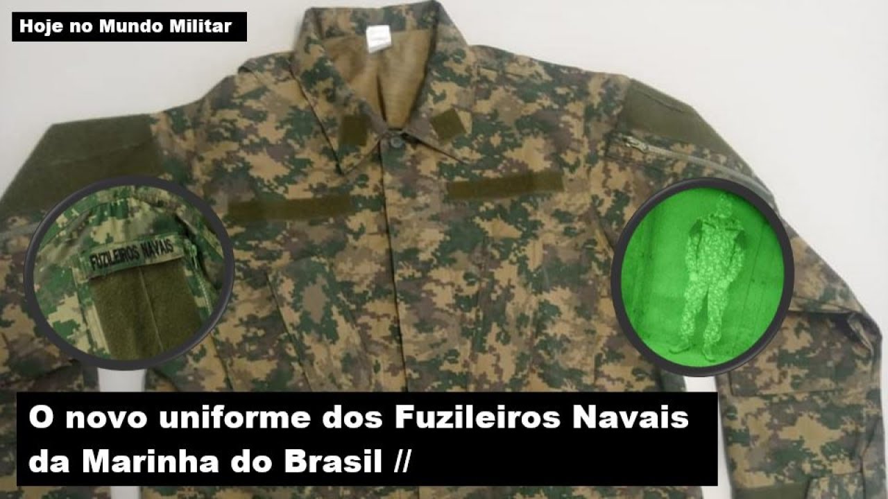 O novo uniforme do Corpo de Fuzileiros Navais da Marinha do Brasil