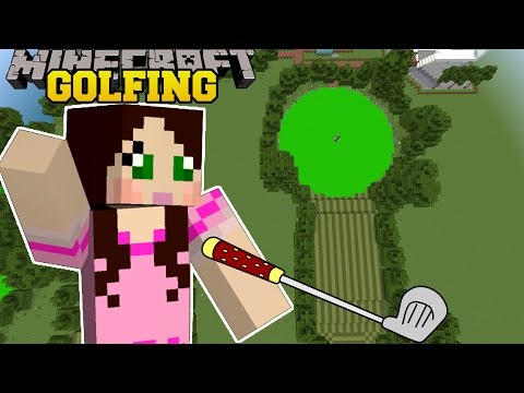 Minecraft: GOING GOLFING! (18 INSANE HOLES!) Mini-Game