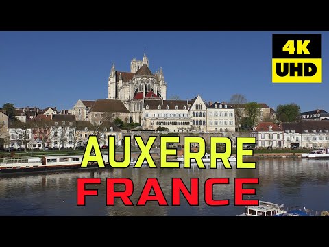 Auxerre, France in 4K (UHD)
