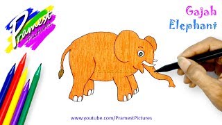 Hmongbuy Net Jerapah Menggambar Mewarnai Gambar Hewan Gajah Belajar Anak