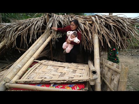 Strong winds and storms have left the mother and child homeless, putting them in imminent danger.