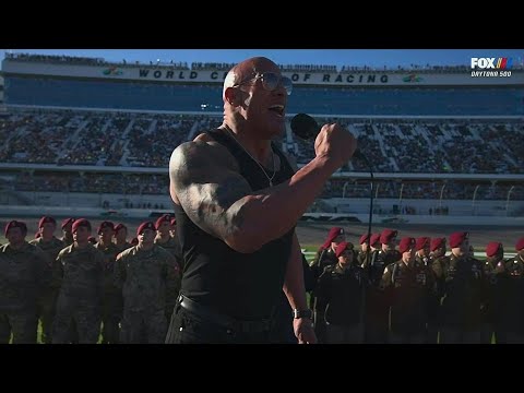 Dwayne "The Rock" Johnson Says "Drivers Start Your Engines" for the 2024 Daytona 500 - NASCAR