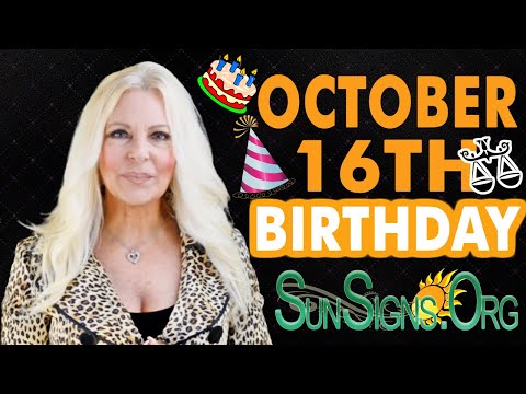 ♎️Born On October 16th - Happy Birthday - Today's Zodiac Horoscope Personality - SunSigns.Org