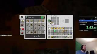Streamer tries to make a baguette boat in minecraft