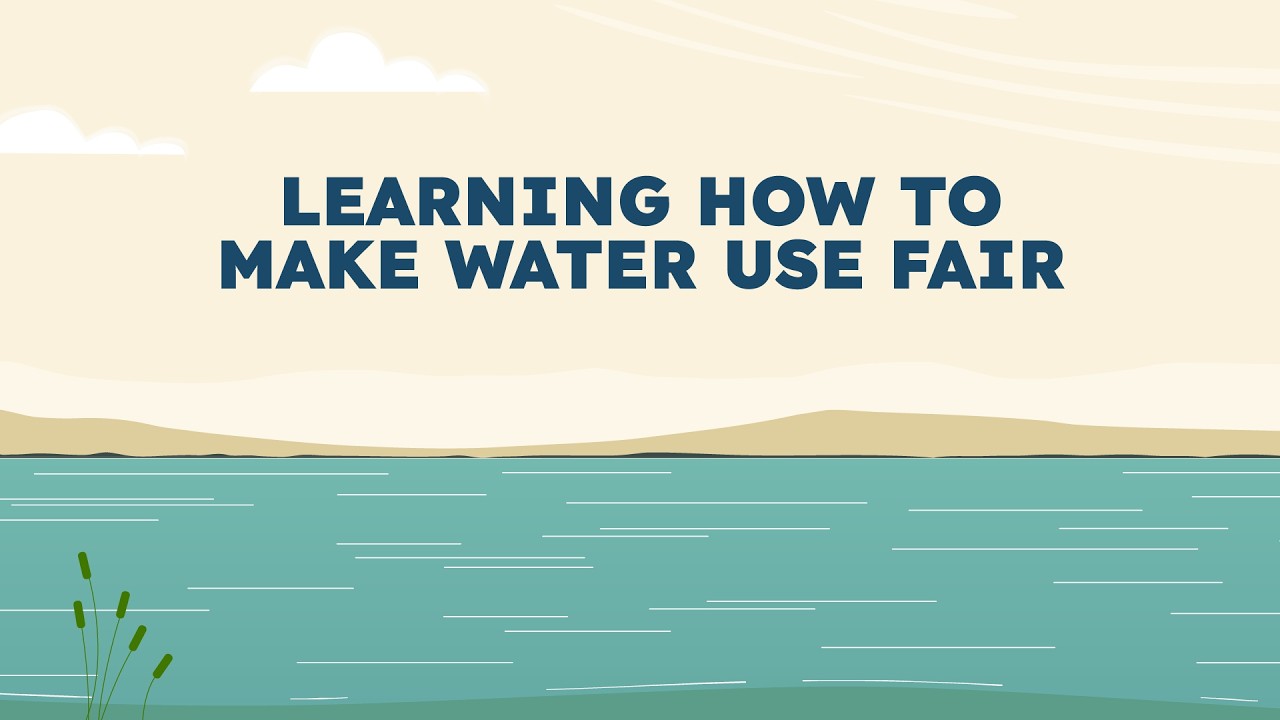 Learning how to make water use fair