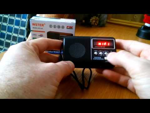 Wester ws-239 цифровое минирадио