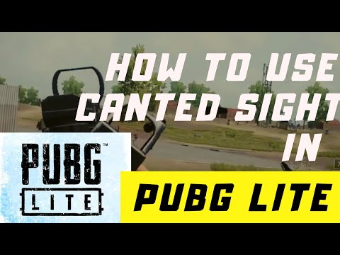 How to use second scope in pubg lite || How to use canted sights in PUBG lite