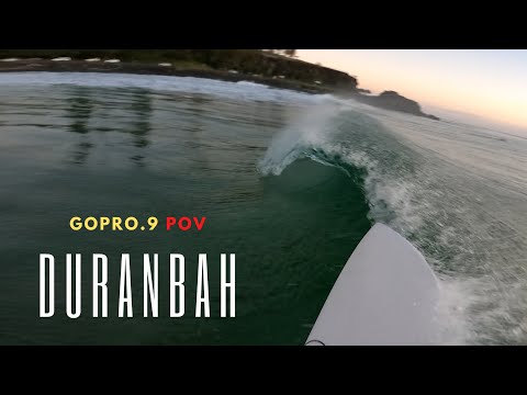 Surfing Clean Fun Waves at Duranbah (POV) - This is why we wake up early!