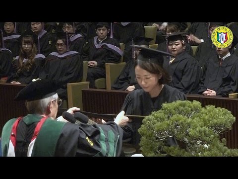 松本歯科大学・大学院・衛生学院2015年度卒業証書・学位記授与式