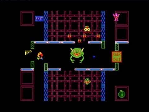 Lair of the I-Spy Bugs (1995) Walkthrough + Review, SAM Coupé