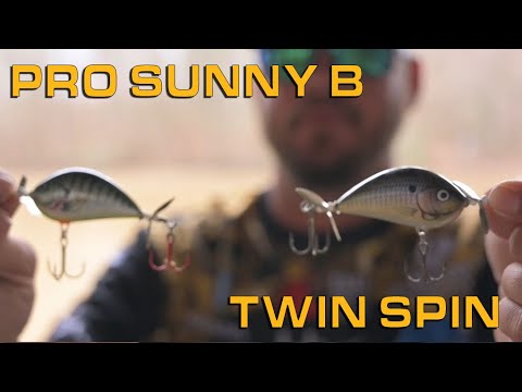 Topwater Bait, Pro Sunny B Twin Spin with Drew Benton