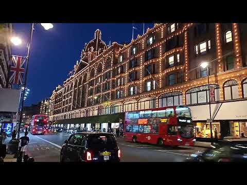 Harrods, Knightsbridge and Sloane Square, London, with Narration and Chat 2022 (Please Subscribe)