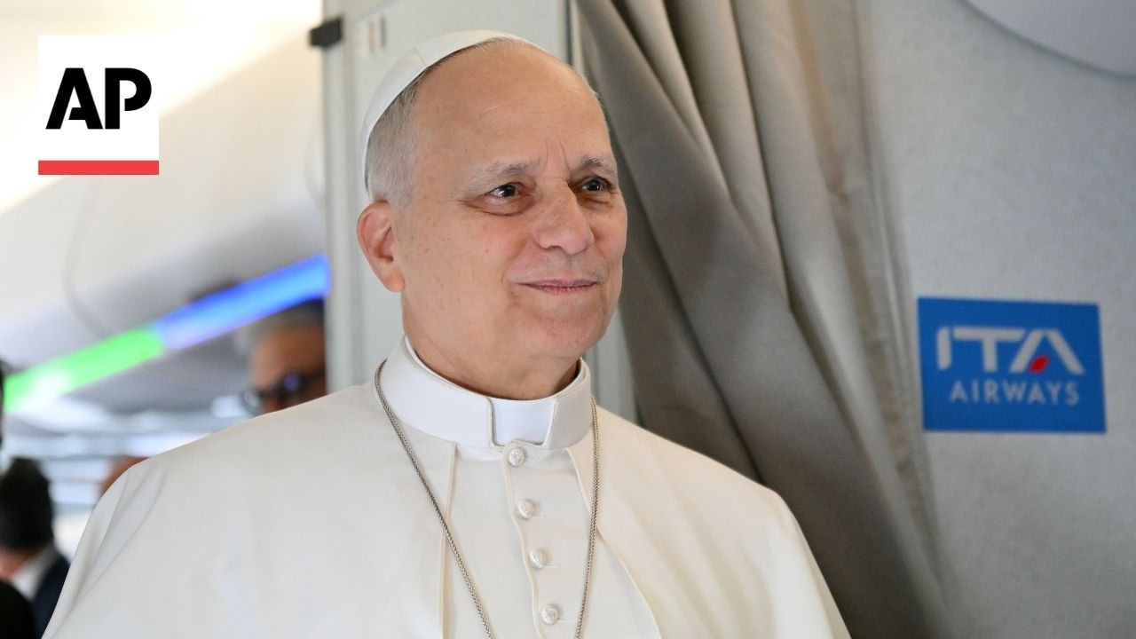 Video | Pope Leo responds to Trump’s comments against him in feud over Iran war