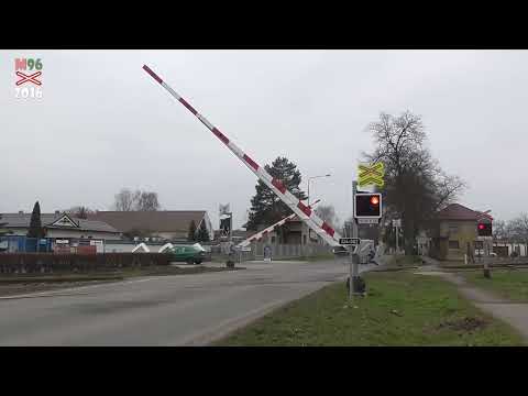 Železniční přejezd Městec Králové #1 [P4576] - 28.2.2016 / Czech railroad crossing