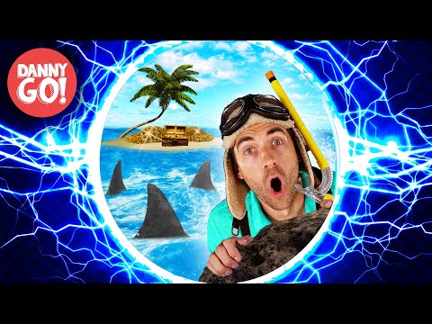 Sharks in the Water! 🦈 | Floor is Lava Game ⚡️HYPERSPEED REMIX⚡️/// Danny Go! Songs for Kids