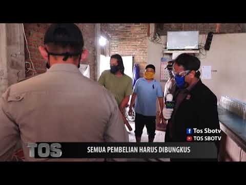 Dibubarkan Ketahuan Nongkrong di Warung  Saat PSBB Surabaya