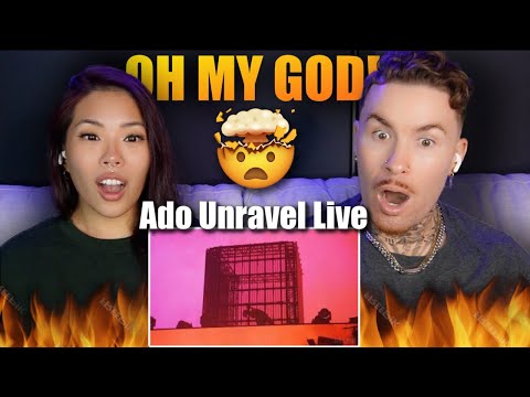 OMG WE DID NOT EXPECT THIS!  Ado - Unravel Live Reaction!