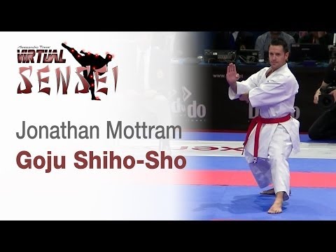 Jonathan Mottram - Kata Goju Shiho-Sho - Bronze final 21st WKF World Karate Championships Paris 2012
